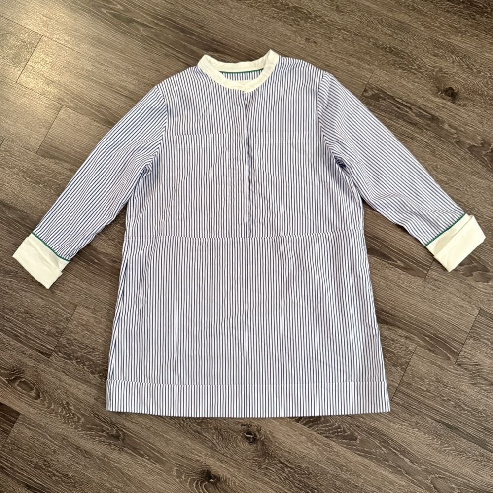 Pomander Place Blue Stripe Rohan Shirt Dress